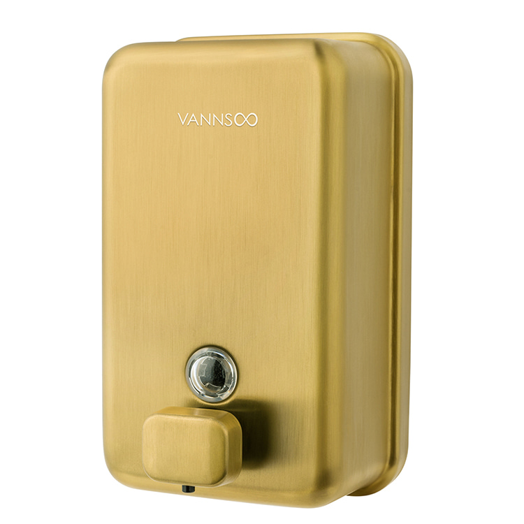 Brushed Gold Soap Dispenser