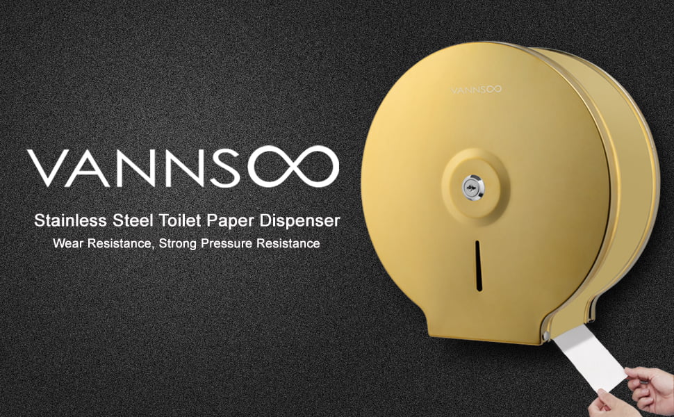 Commercial Stainless Steel Toilet Paper Dispenser