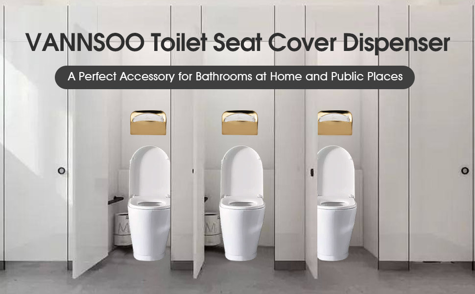 Surface-Mounted Toilet Seat-Cover Dispenser