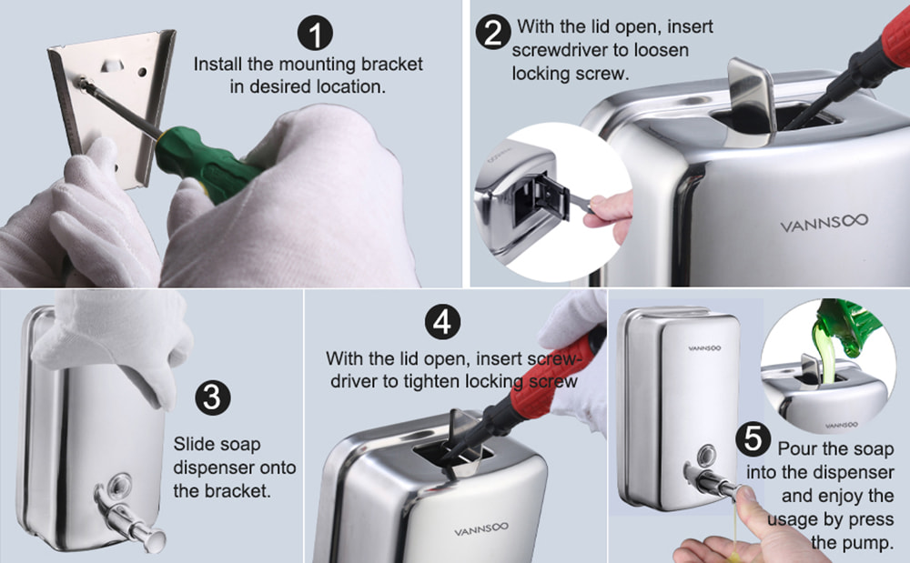 Soap Dispenser Instructions