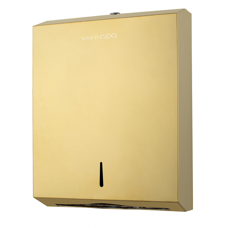 Gold Paper Towel Dispenser