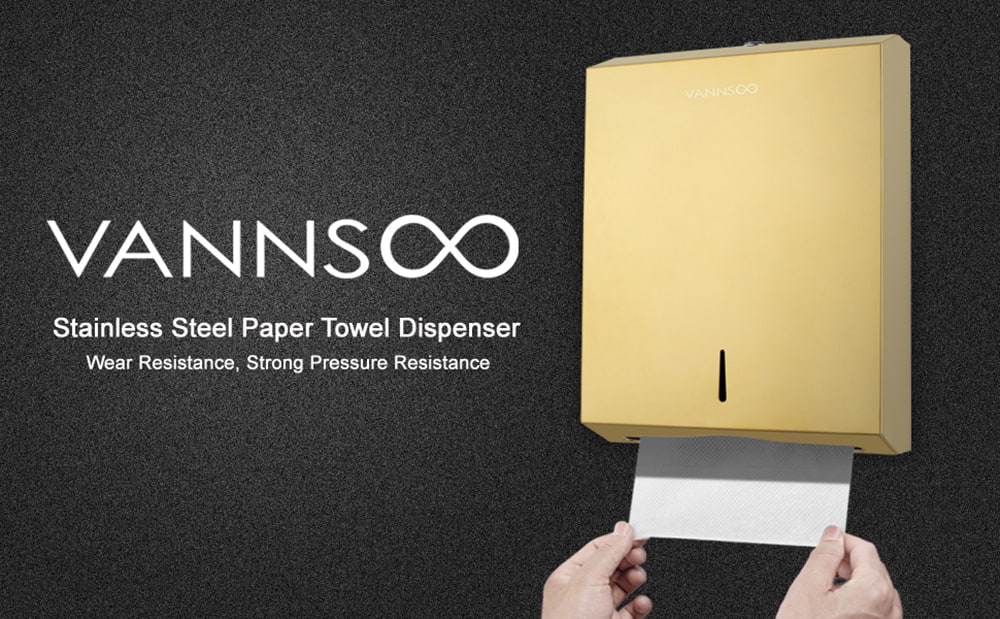 Gold Paper Towel Dispensers