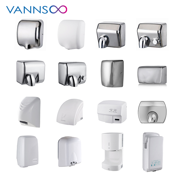 VANNSOO Commercial Hand Dryers: Plastic & Stainless Steel Sensor Hand Dryers for All Washroom Projects